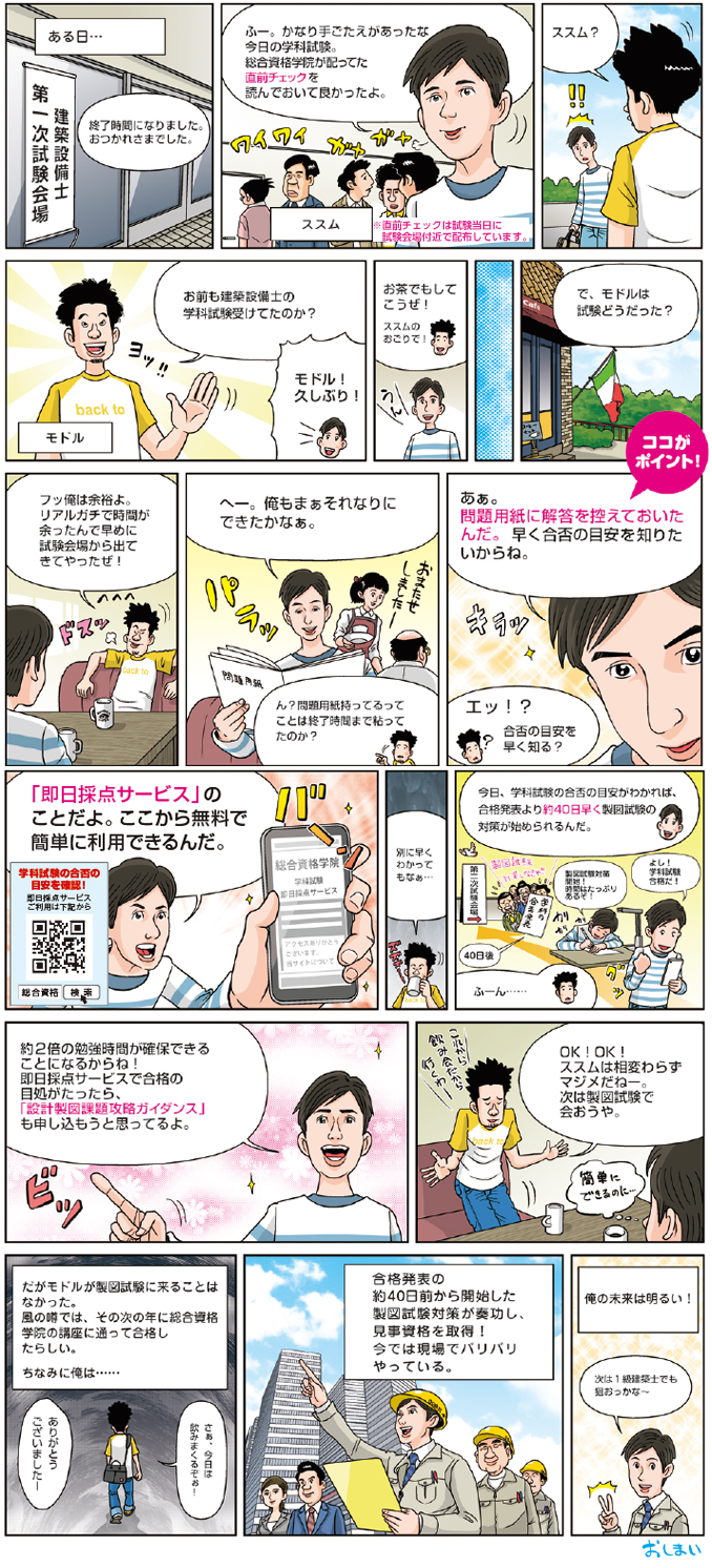 実地対策をすぐにスタート