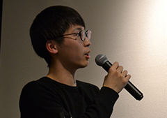 福田 奎也さん（日本大学生産工学部）「あばれ櫓」