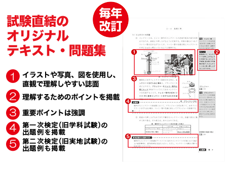 1級建築施工管理 一次合格対策 二次コースプラン | 建築施工管理技士の 