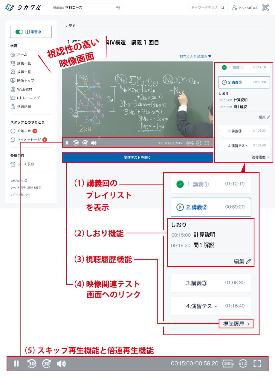 アプリのメイン画面イメージ